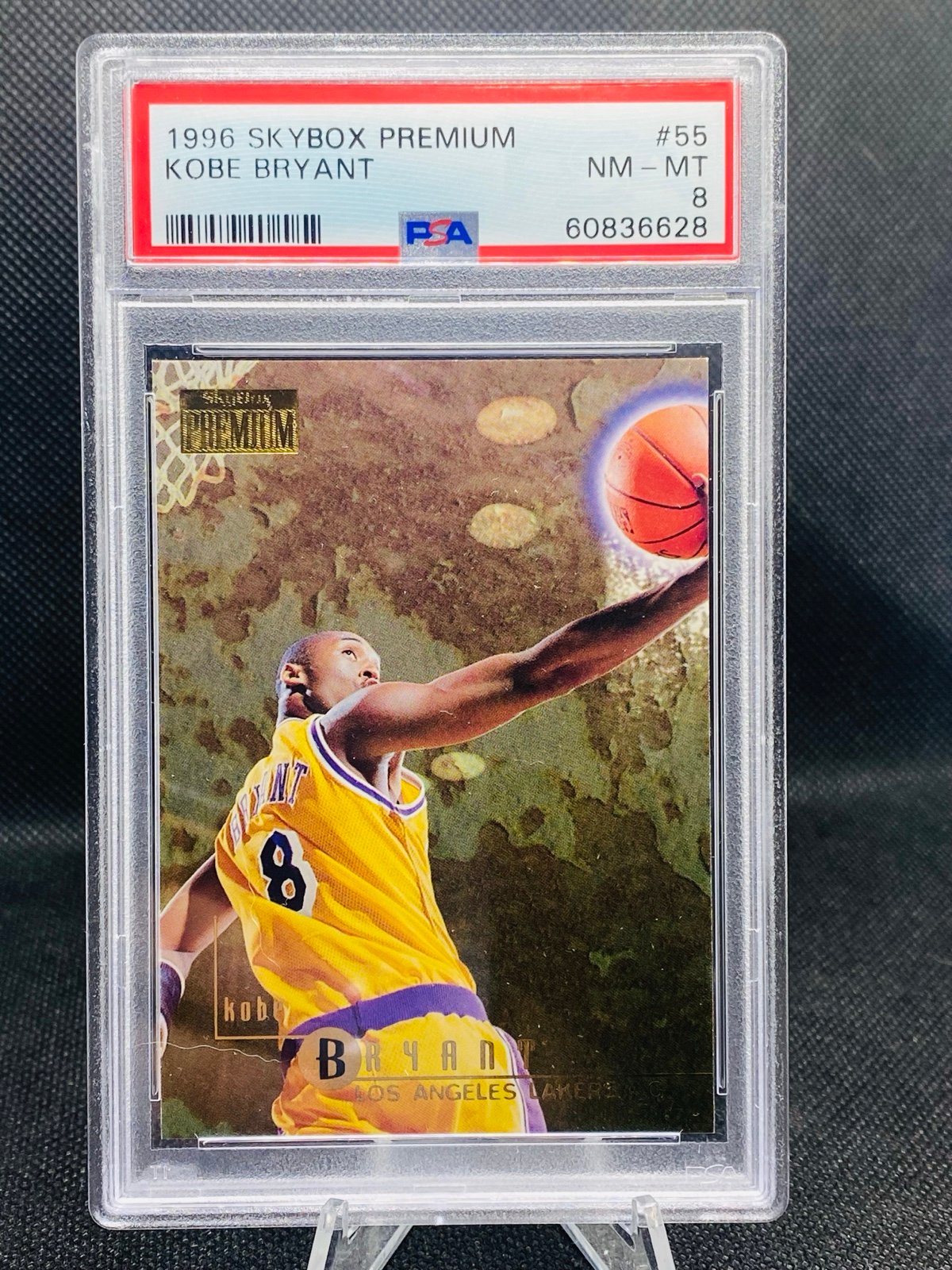 1996 Skybox Premium #55 KOBE BRYANT Rookie RC PSA 8