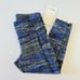LULULEMON ATHLETICA Interconnect Blue Multi F & F HR Crop 19 Leggings - US 8