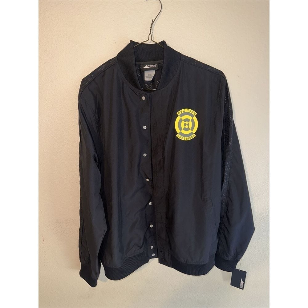 Call of Duty Men's New York Subliners Team Kit Bomber Jacket, Black
