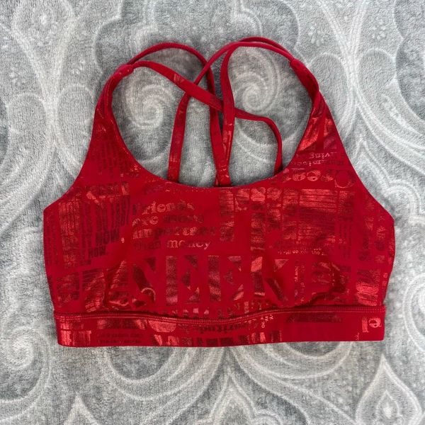 Womens Lululemon Energy Bra *Manifesto