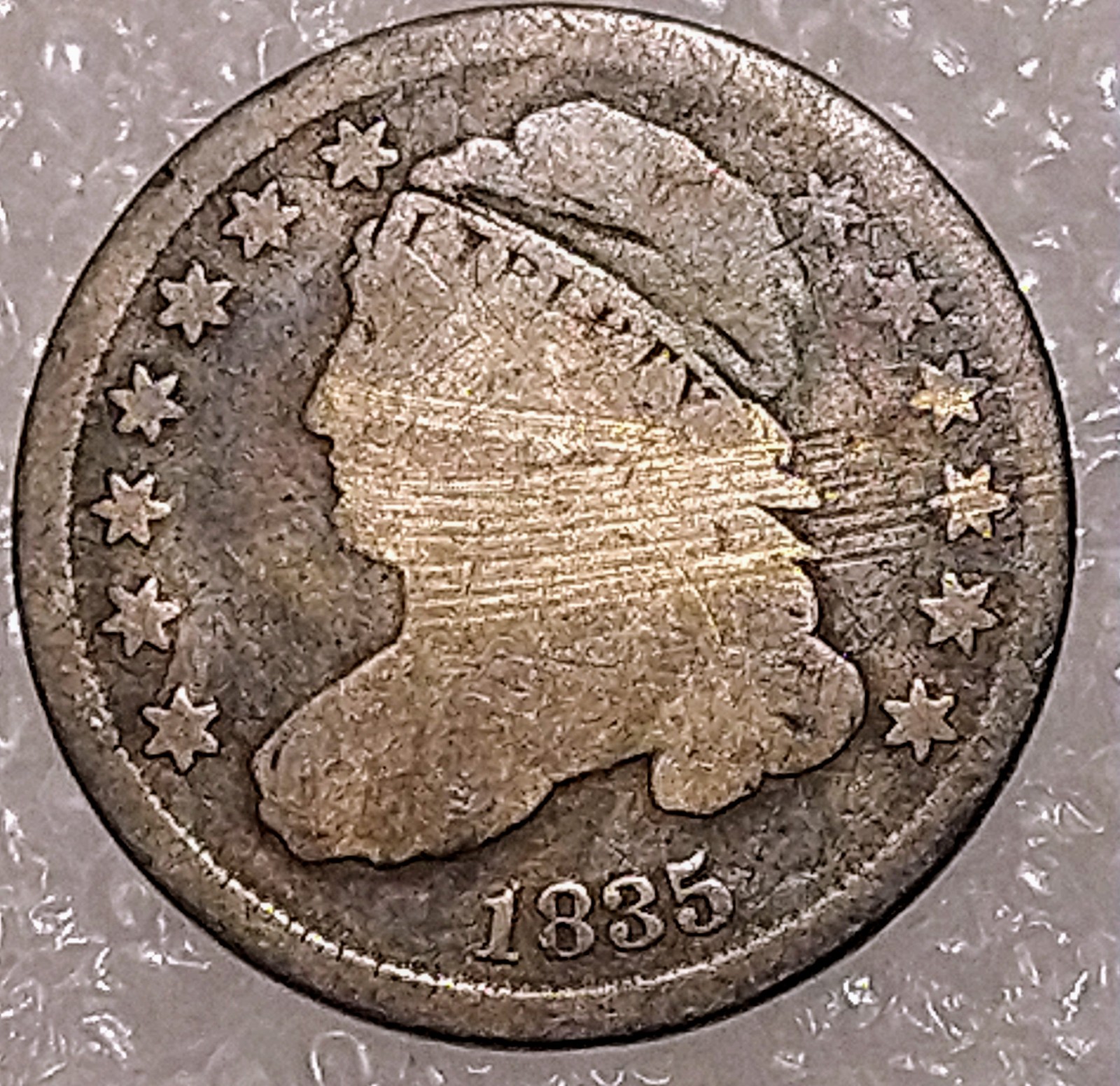 1835 Bust Dime USA Genuine Silver Rare
