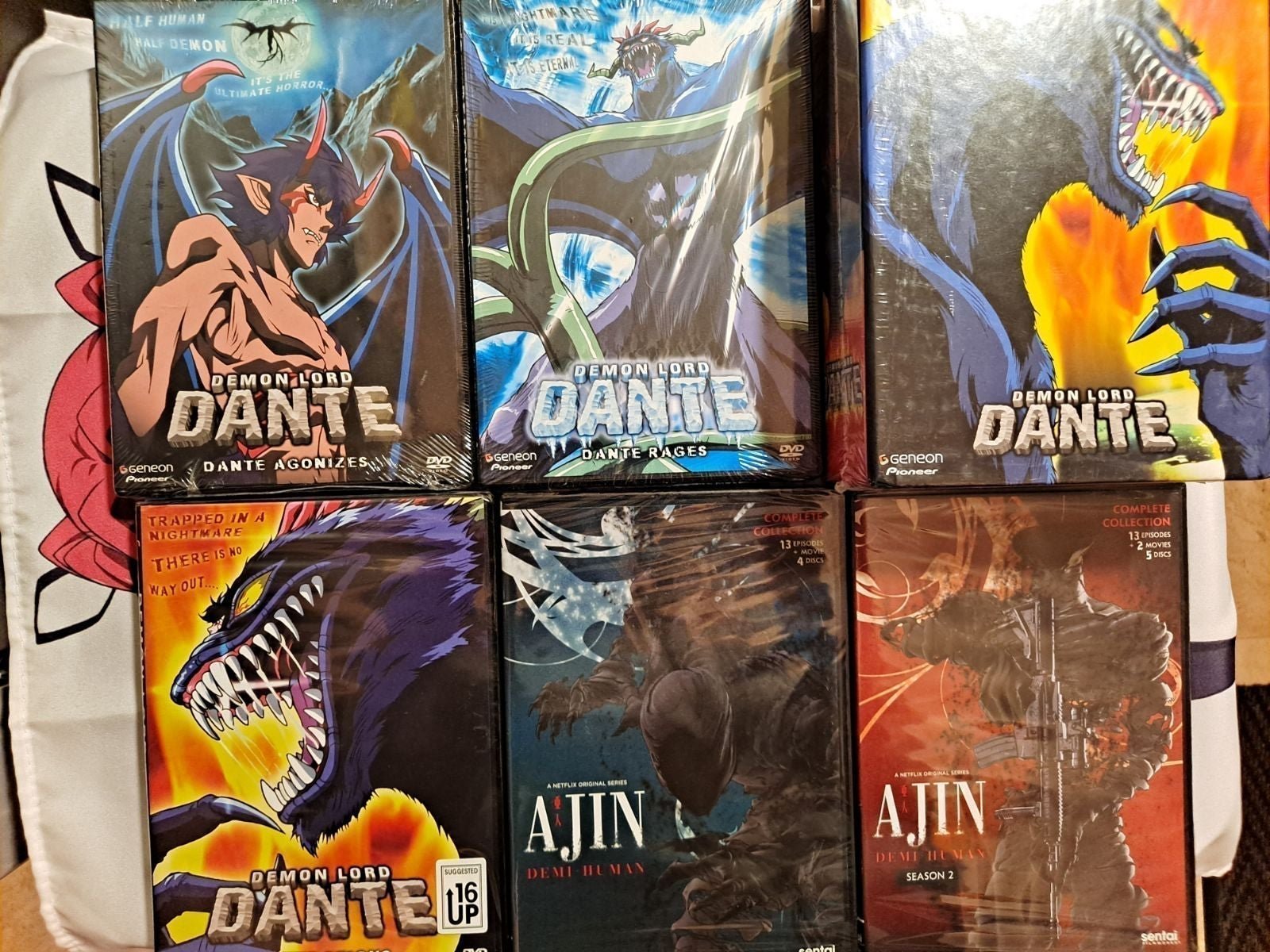 AJIN DEMI HUMAN SEASON 1 & 2 & Demon Lord Dante DVDS ANIME