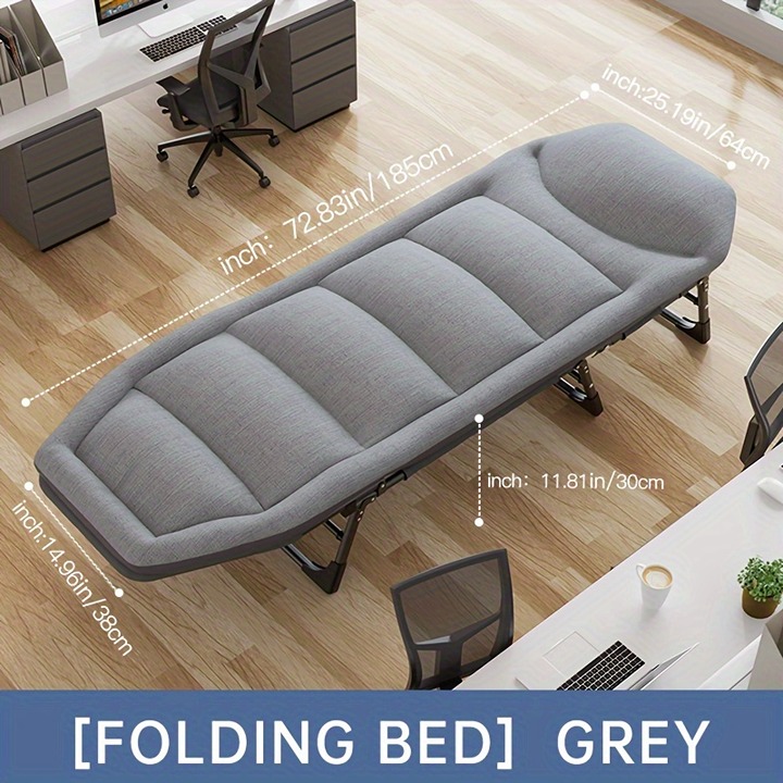 Outdoor Folding Bed, Single Lounger, Nap Bed For Camping Office ascawscwsc333