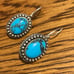 Sterling Silver Turquoise Earrings 925