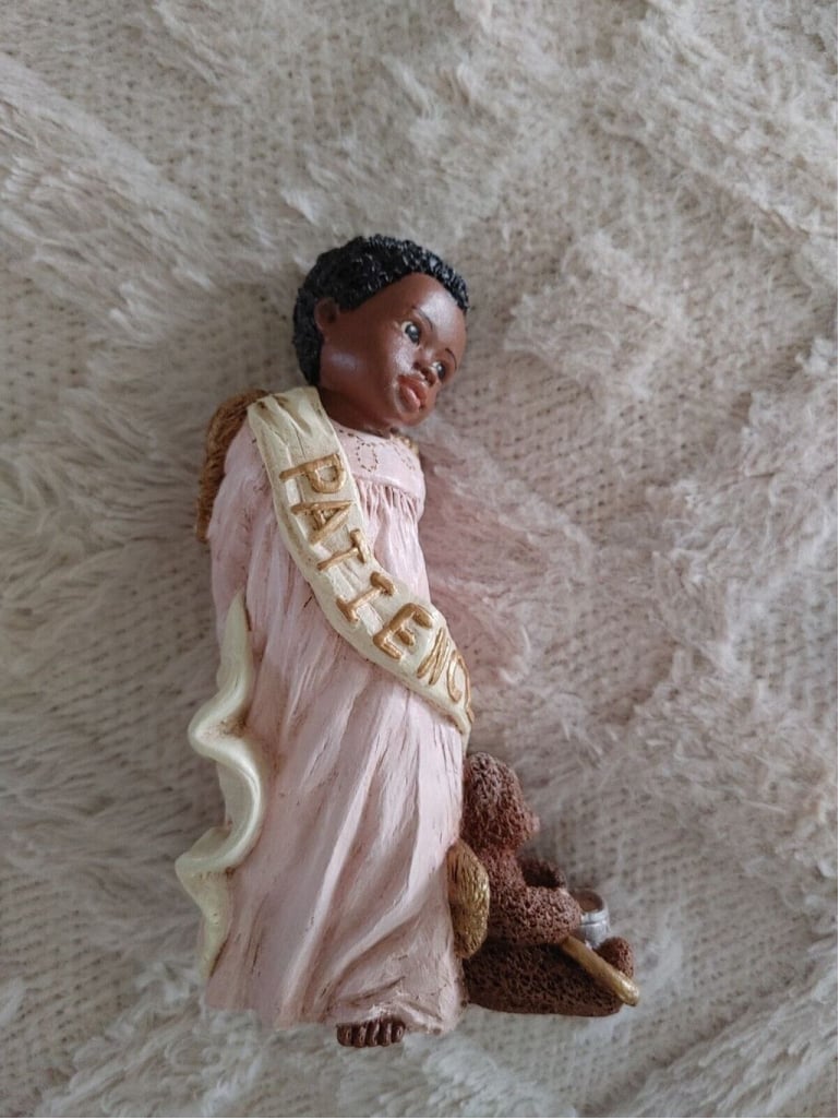 All God's Children - Mariah Patience Figurines Angel Pink Gown Dress Retired