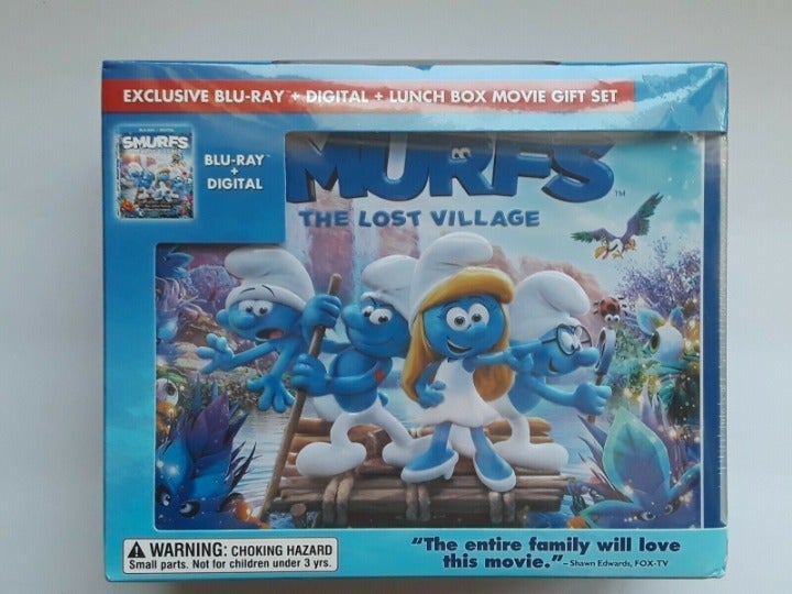 SMURFS The Lost Village Blu-Ray Gift Set