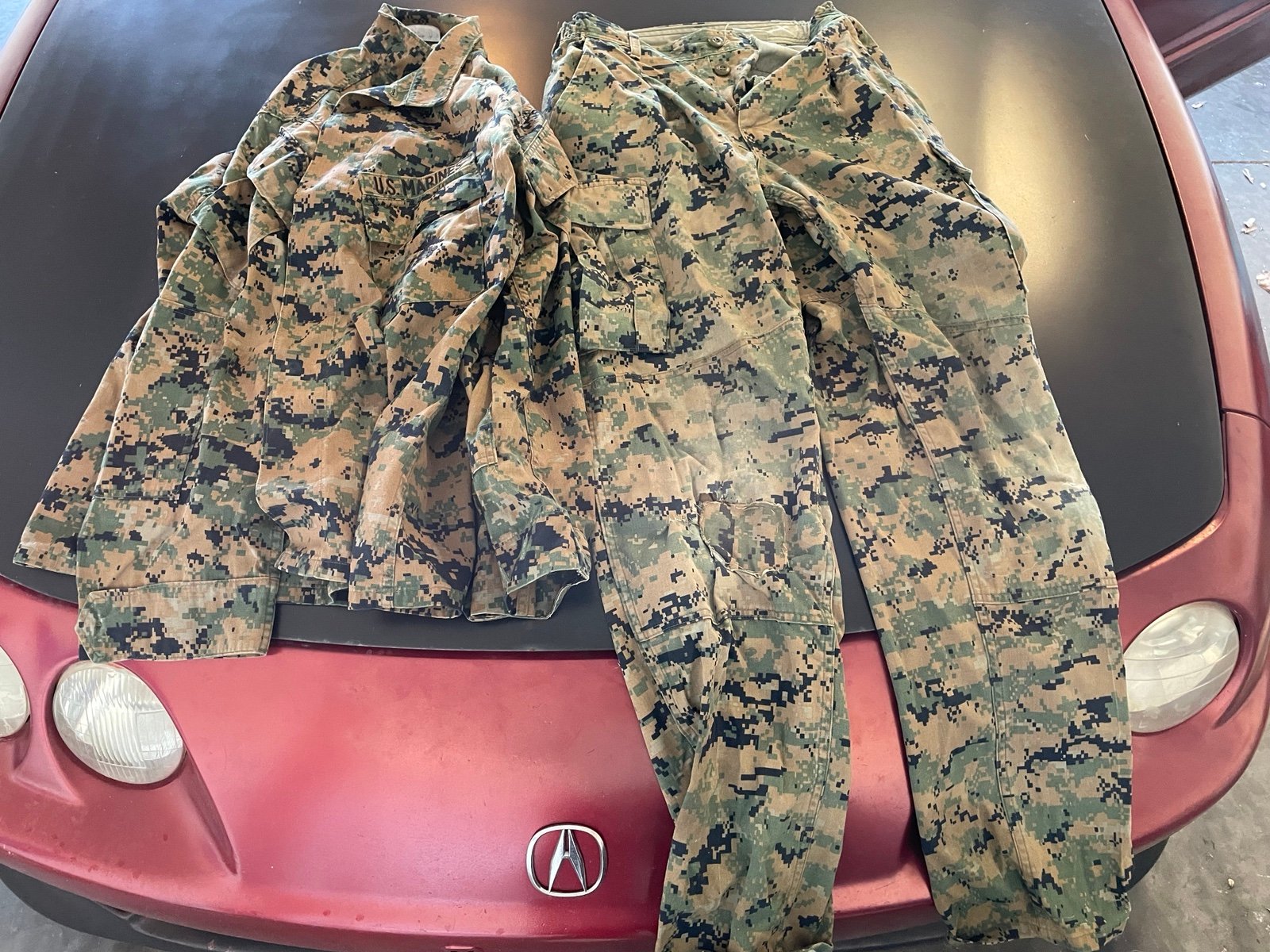 Usmc woodland cammies