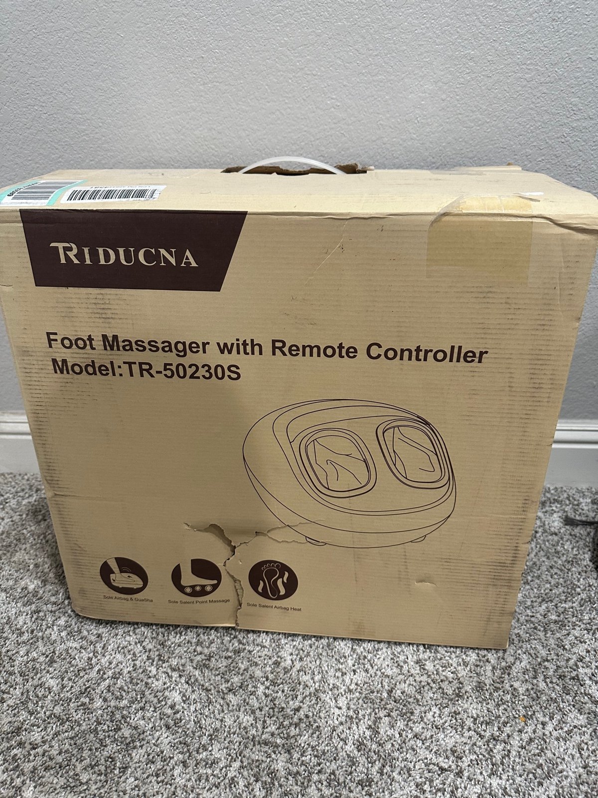 Triducna foot Massager with remote control