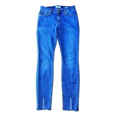 Frame Denim Le Skinny De Jeanne Raw Hem Cut Women’s Size 27