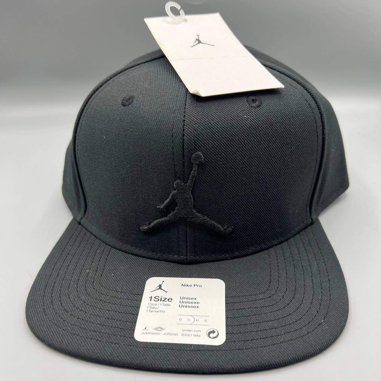 Air Jordan Hat Men Black Embroidered Logo Jumpman Nike Pro Snap Back Cap New