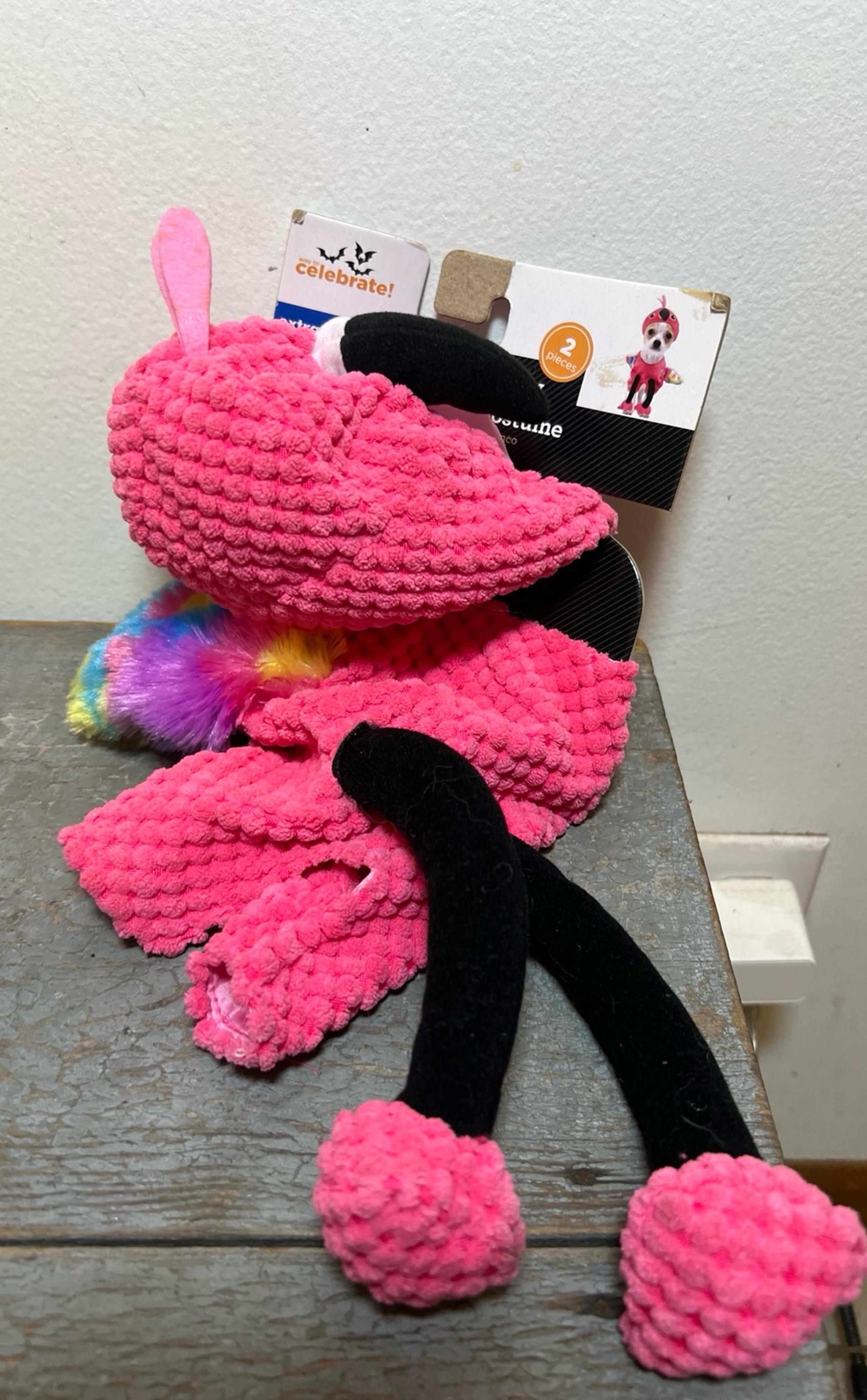 Walmart Flamingo Dog Costume XS NIP