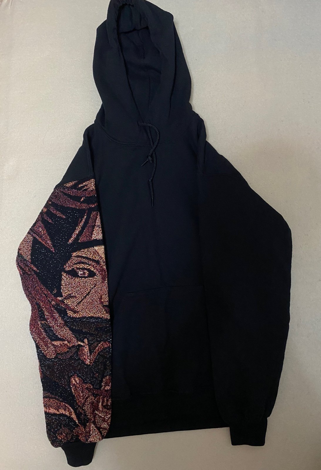 Naruto Itachi Uchiha Sleeved Black Hoodie