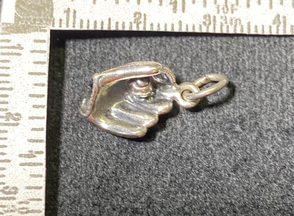 Baseball and Glove, Sterling Silver Charm, James Avery