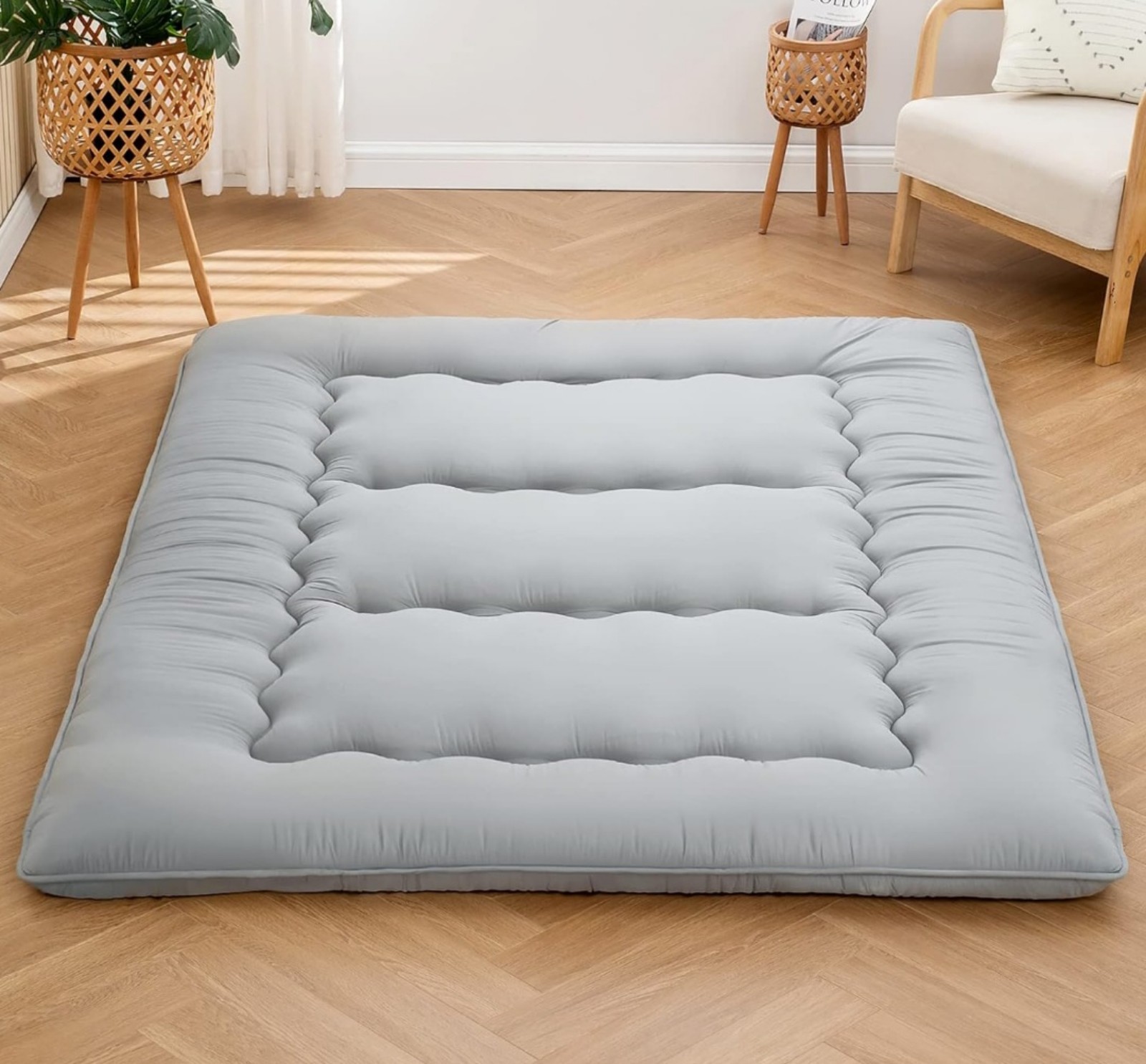 Futon Mattress Mattress Topper Short Queen Japanese Floor Mattress Memory Foam