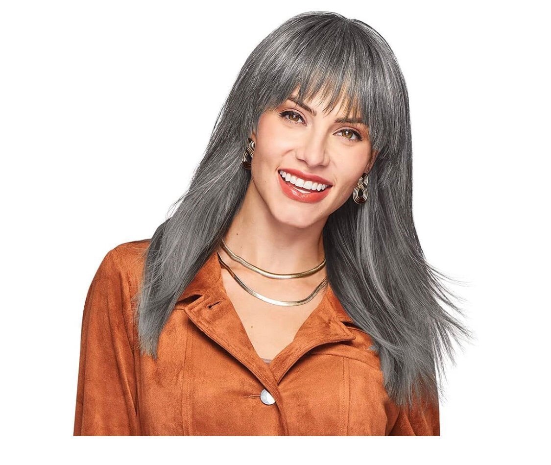 Raquel Welch Beautiful Illusion Top-Of-The-Head Bangs Hair Piece Wig by Hairuwea
