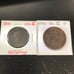 1806 King Geo III Penny & Half Penny Coins
