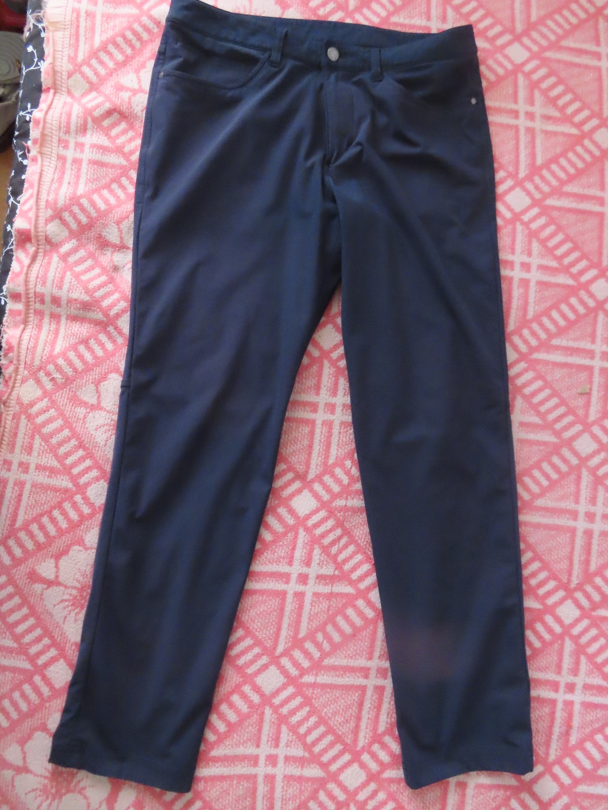 Lululemon Men’s ABC Pant Classic Warpstreme LM5426S Blue Size 32 (34x29)