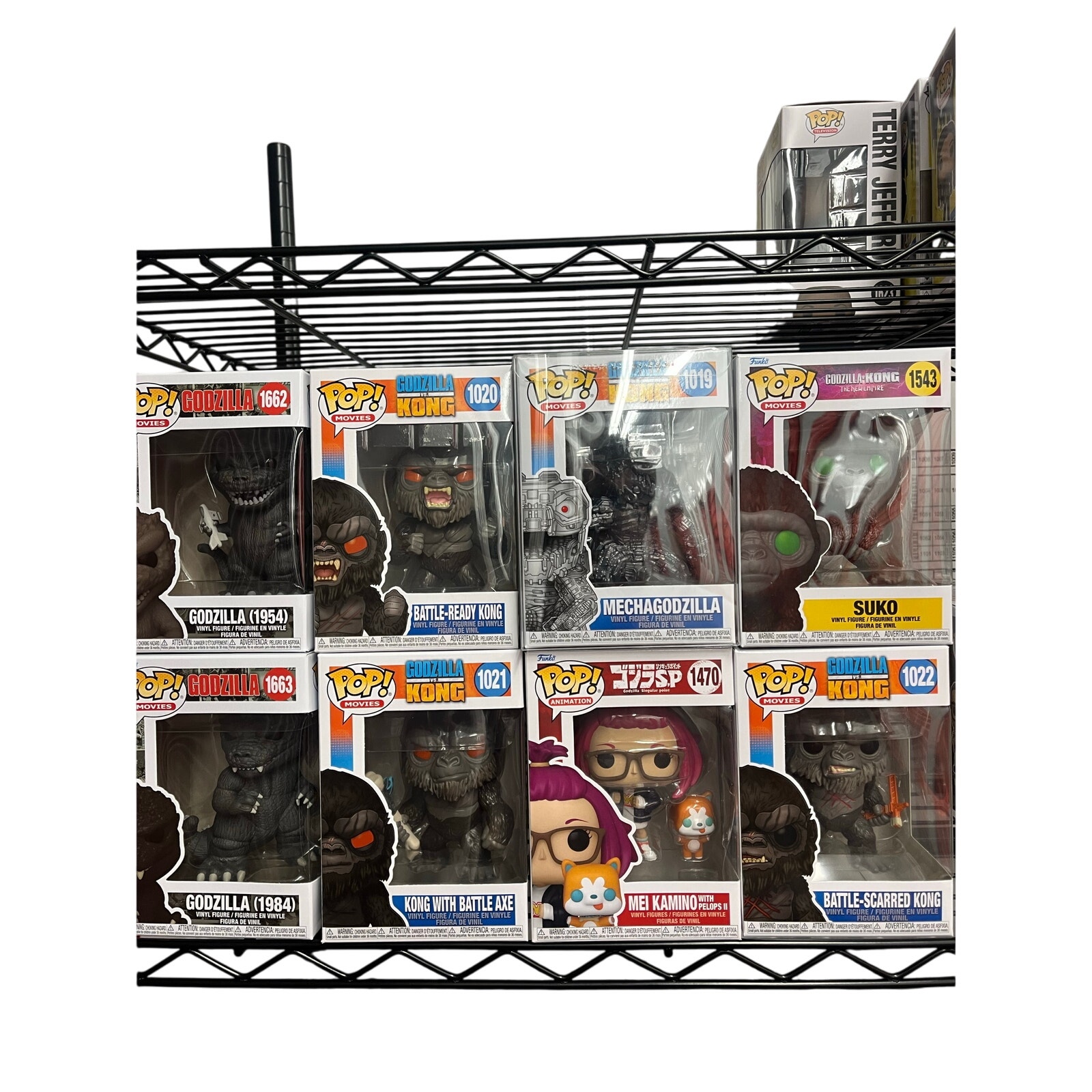 Godzilla Kong Funko Pop Lot Mechagodzilla
