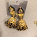 Ethic Indian necklace-earring set, Black