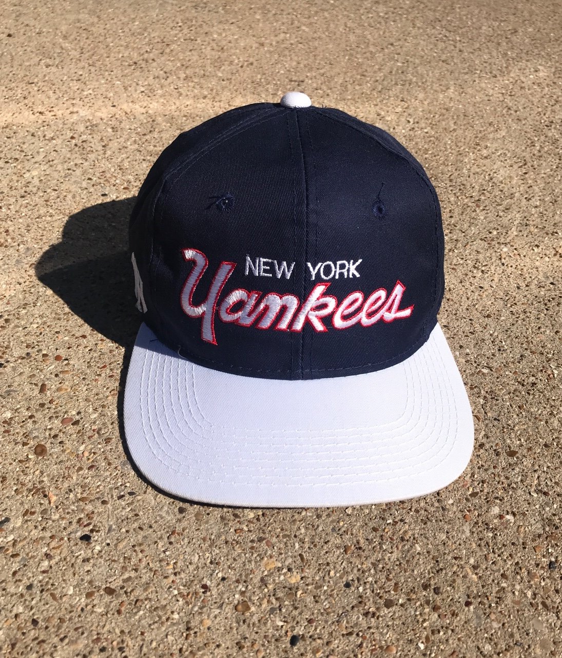 Vintage New York Yankees Sports Specialties Script Snapback