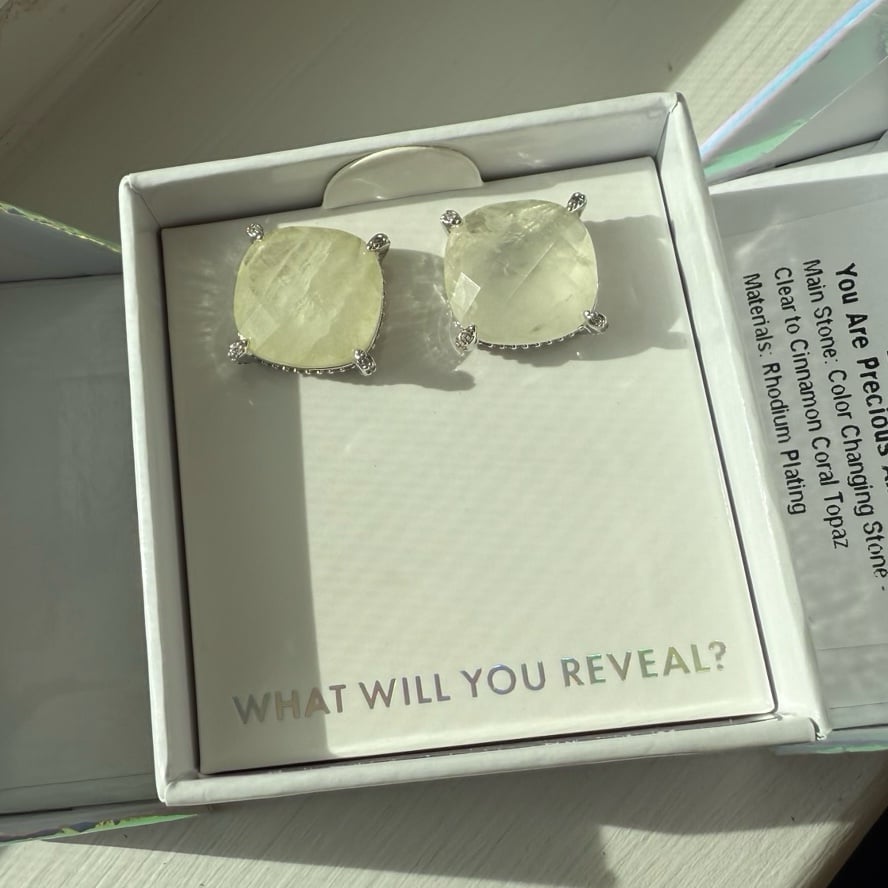 Bomb Party Mental Health Awareness Earrings - “You Are Precious And Rare”