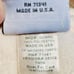 Vintage LL Bean Throw Blanket Polyester Twin Size 90 X 60 White Made In USA