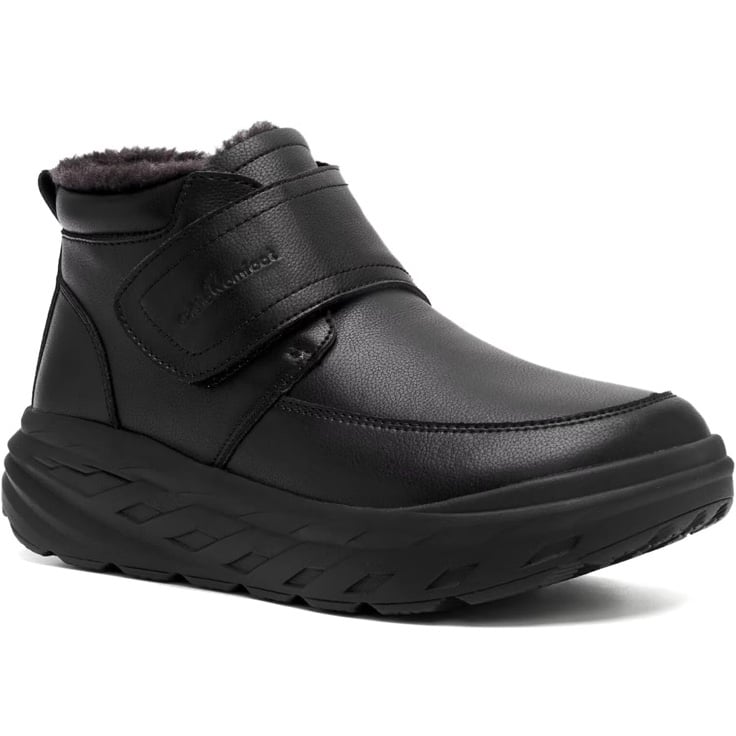 NWOT OrthoComfort Women’s 9 Black Hook & Loop Fur Lined Boots