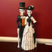 Rachel Zoe Skeleton Victorian Couple 17 Resin Figure Halloween Decoration