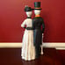 Rachel Zoe Skeleton Victorian Couple 17 Resin Figure Halloween Decoration