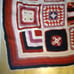 Vintage Hand Made Geometric Granny Squares Crochet Afghan Blanket Home Decor