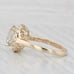 1.96ctw Prasioliate Green Amethyst Diamond Halo Ring 14k Yellow Gold Size 7.25