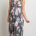 Mimi Maternity Faux Wrap Maxi Dress