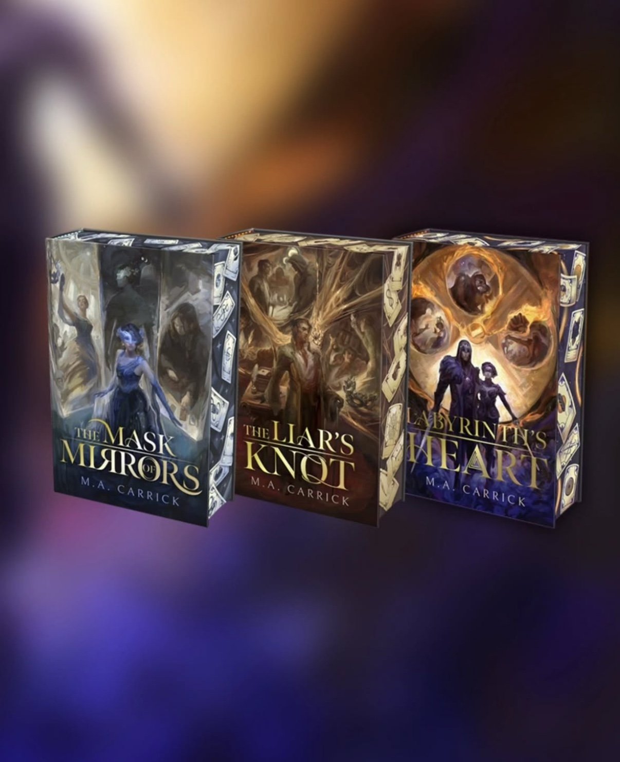 Broken Binding M. A. Carrick Rook & Rose trilogy