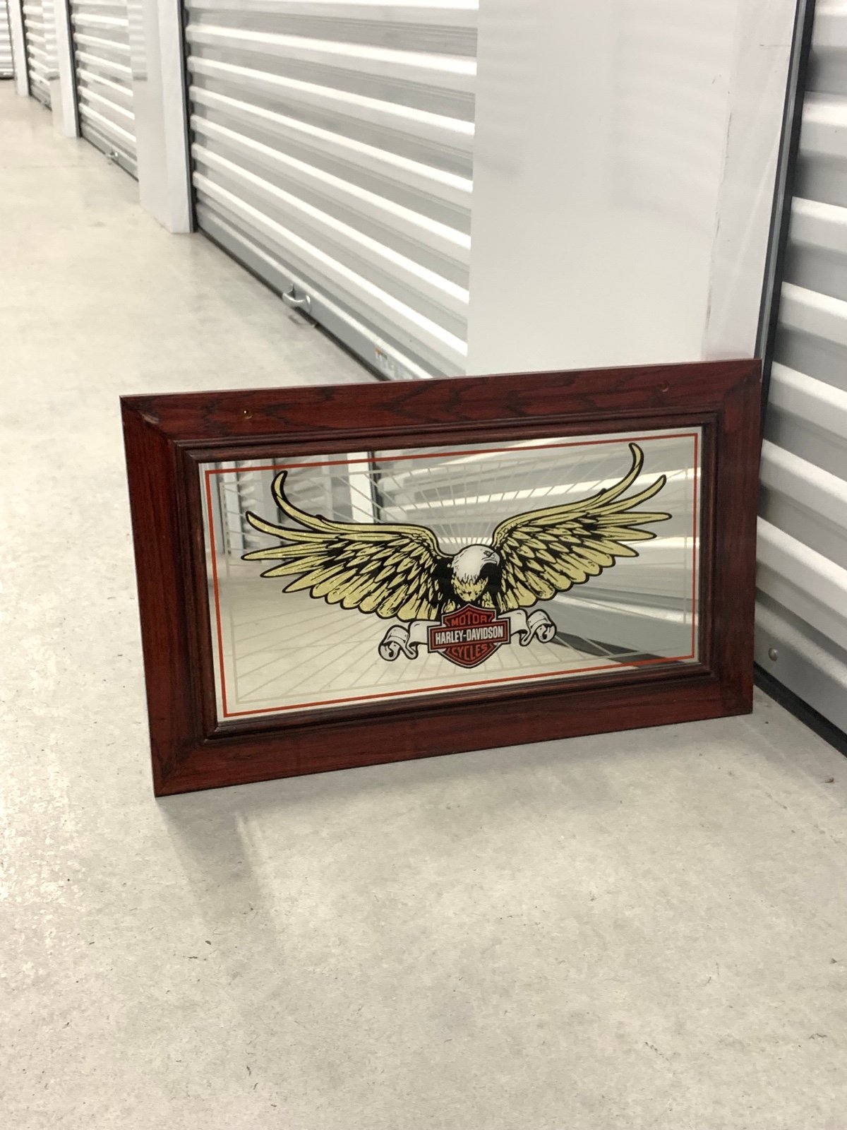 Harley Davidson Wall Mirror Bar 14 1/2 x 24 1/2