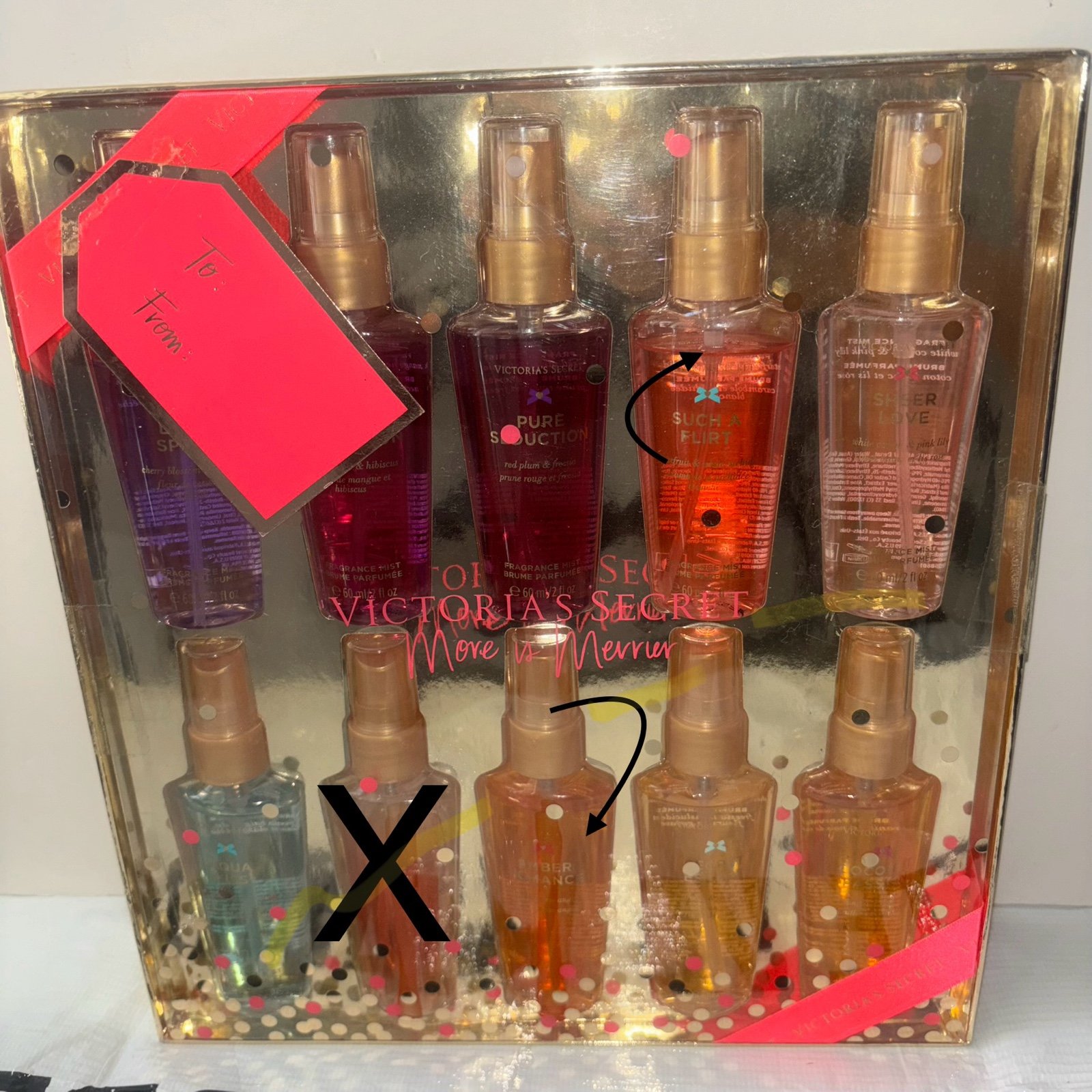 *DAMAGED* NEW Victoria’s Secret Fragrance mist gift set