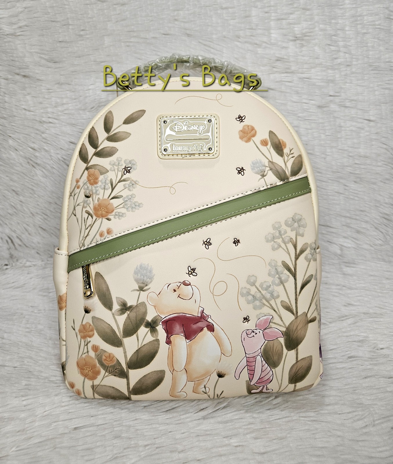 Loungefly Disney Winnie The Pooh Poglet Pooh Bear Botanical Backpack