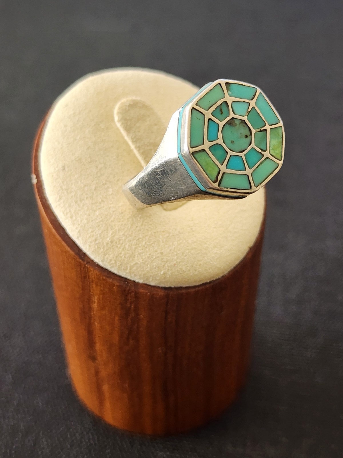 Native American Sterling Spider Web Ring