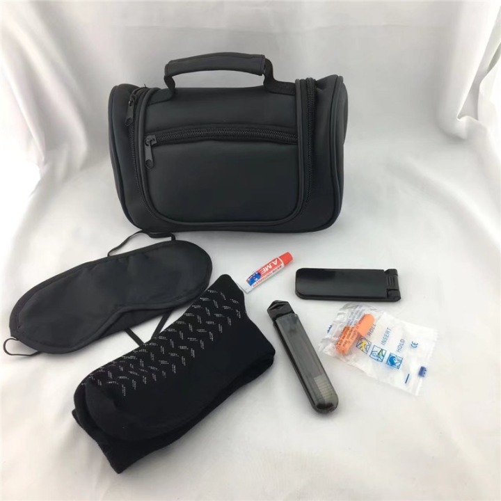 Travel Blanket and Pillow Settravel Kit Airline Bag Compostable
