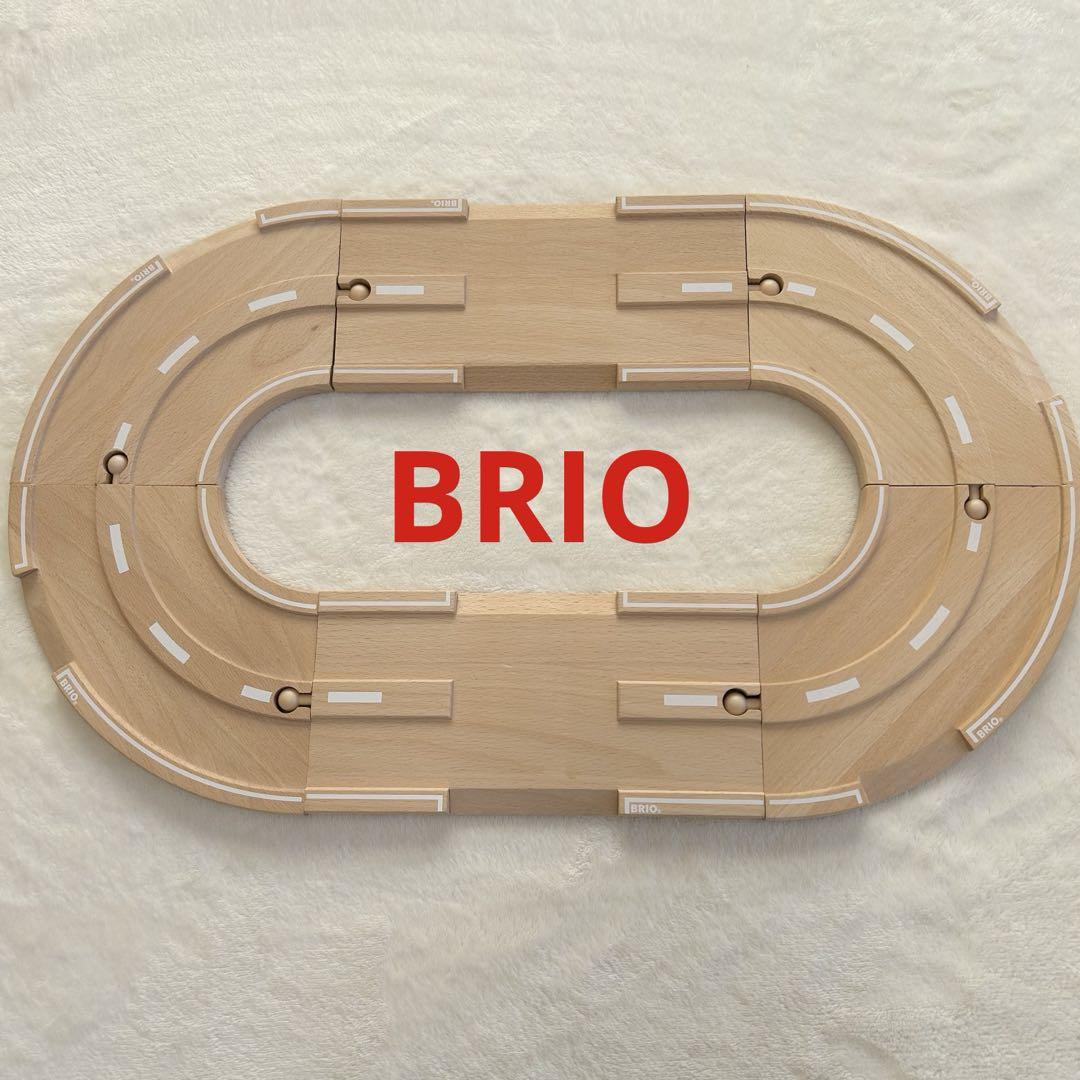 BRIO 【Like New♡】 Curve Road 4 pieces, Straight Road 2 pieces, Road and Rail Set