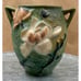 Vintage Roseville Pottery Magnolia 4 Double Handled Vase 86-4