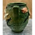 Vintage Roseville Pottery Magnolia 4 Double Handled Vase 86-4