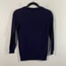 Lot of 2 J Crew Women's Grey & Navy Merino Wool Quarter Sleeve Tops Size XS