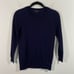 Lot of 2 J Crew Women's Grey & Navy Merino Wool Quarter Sleeve Tops Size XS