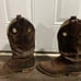 Women's 9 M Double-H Brown Safety Composite Toe Western Work Boots