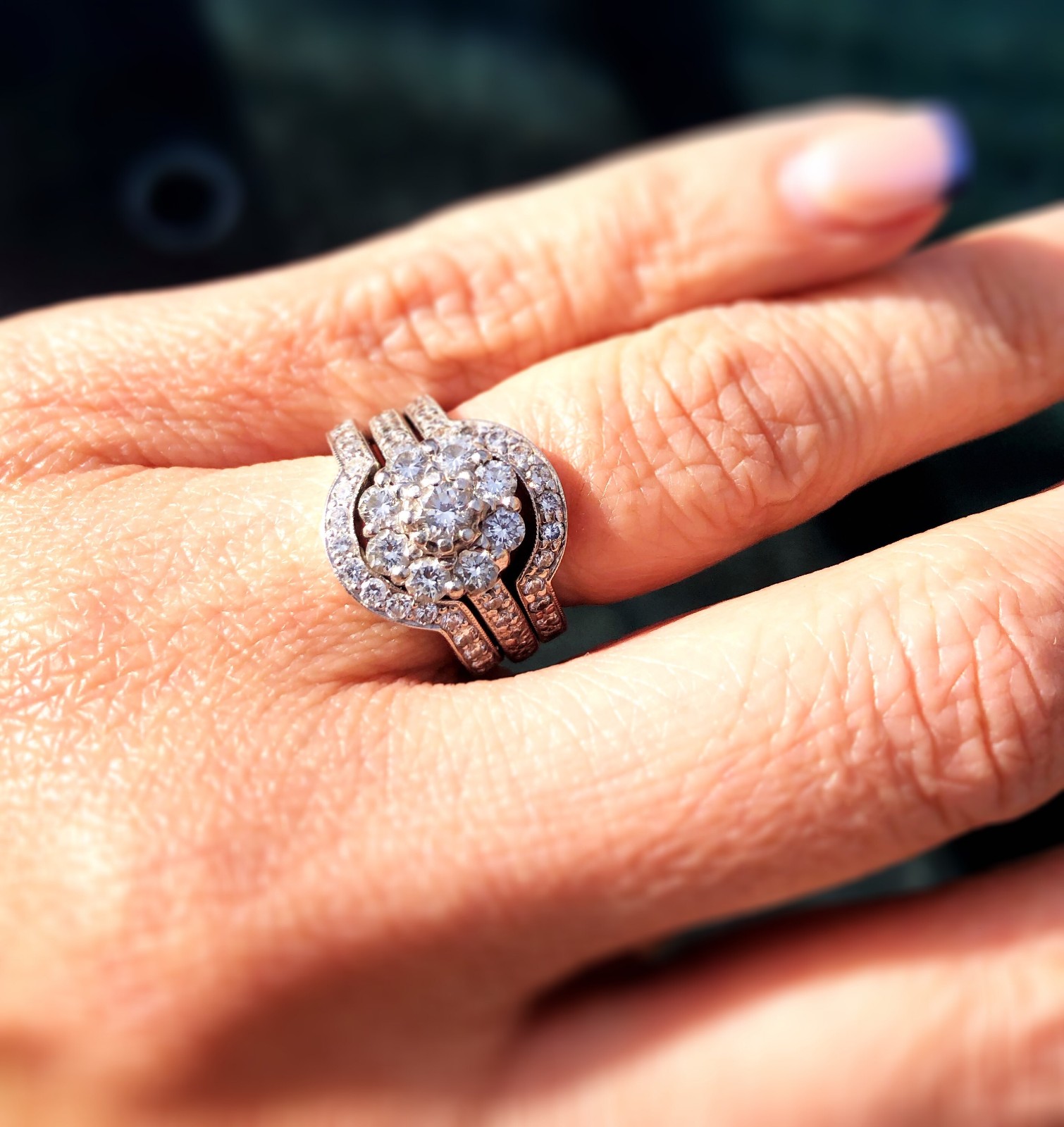 Platinum Engagement/WEDDING RING