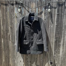 J Crew Men's Single Breasted Slim Fit Stadium Jacket