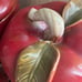 Vintage 3 Piece Ceramic Apple Canister Set