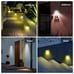 Solar Powered LED Wall Light Control Gutter Fence Outdoor Garden Lamp Waterproof