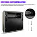 Solar Powered LED Wall Light Control Gutter Fence Outdoor Garden Lamp Waterproof