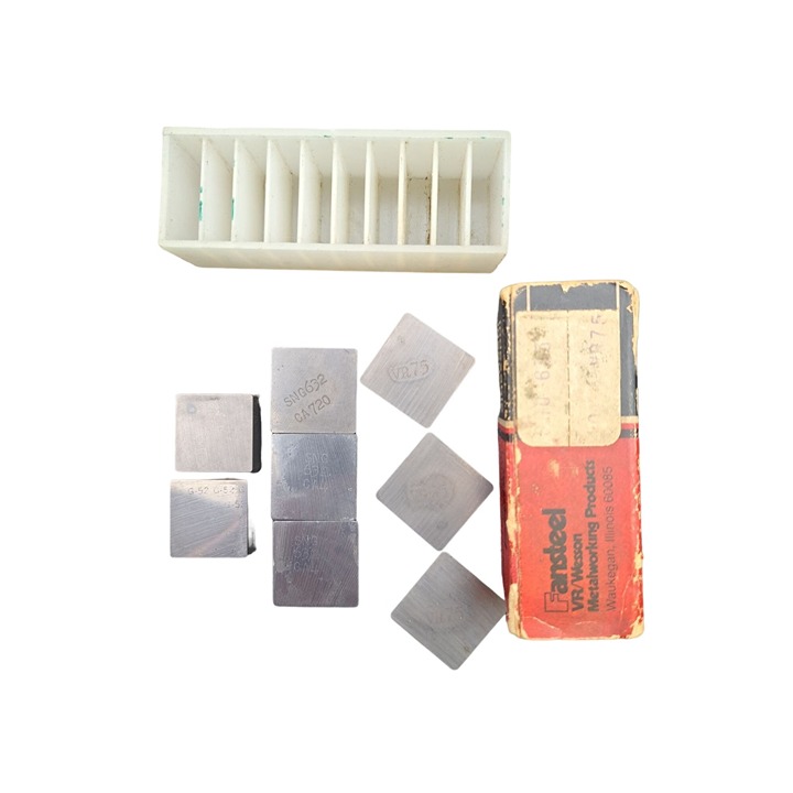 Fansteel Indexible Carbide Inserts 8 Count G52 VR75 SNG632 Machinist Lathe Grind
